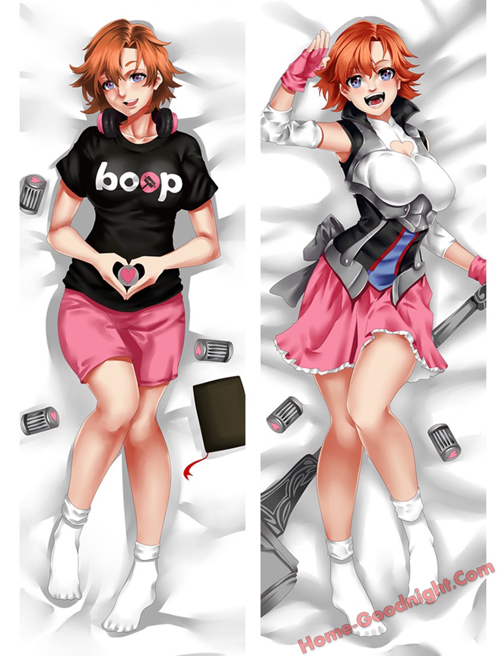 Nora Valkyrie - RWBY Long pillow anime japenese love pillow cover